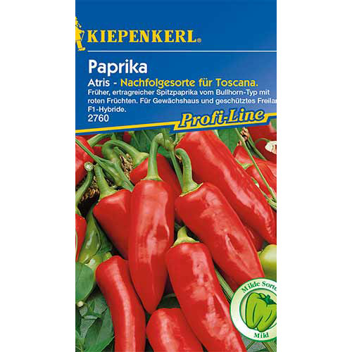 1 szt, Paprika Pepperoni Atris - Samen: Ilość w opakowaniu: 1 Stück