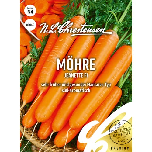 1 szt, Möhre Jeanette F1 - Samen: Ilość w opakowaniu: 1 Stück