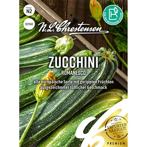 1 szt, Zucchini Romanesco - Samen: Ilość w opakowaniu: 1 Stück