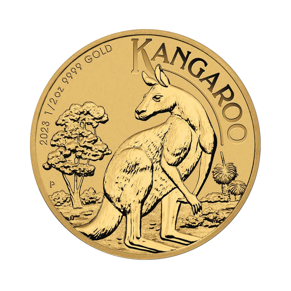 Złota moneta Australijski Kangur 1/2 uncji złota - Mennica Skarbowa