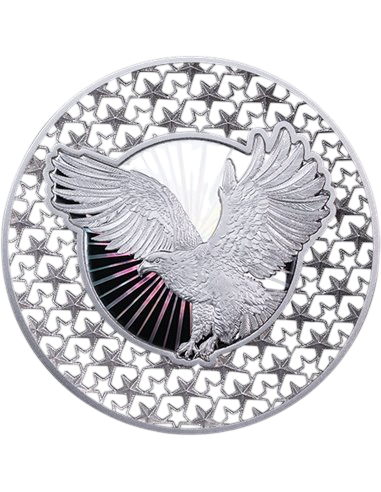Srebrna moneta filigranowa Amerykański Orzeł 2 uncje 2025 2 uncje Proof - wysyłka 24 h! - Mennica Skarbowa