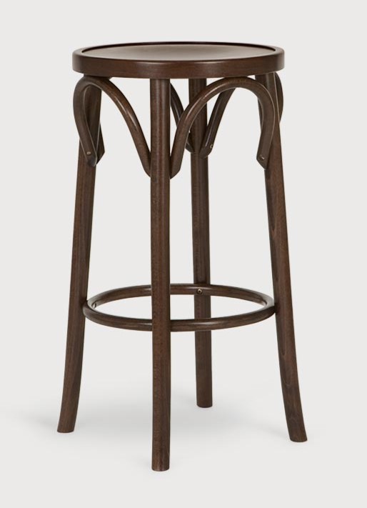 Taboret drewniany bukowy emaliowany Paged ( C-4368 )