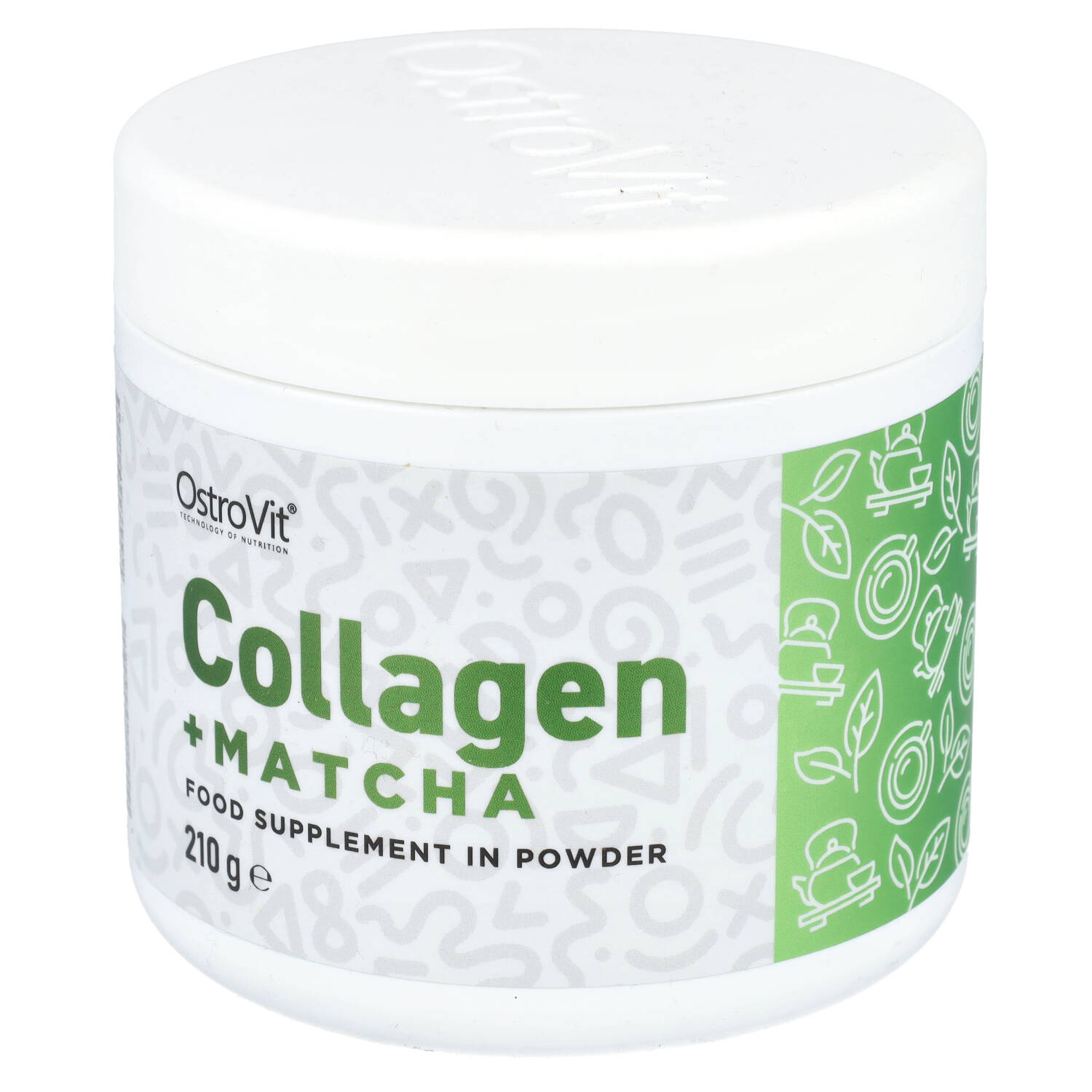 Ostrovit kolagen i matcha, 210 g (data ważności: 08.07.2026)
