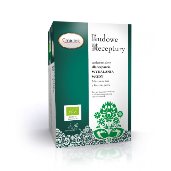Mir-lek, ludowe receptury eko, wydalanie wody, 20 saszetek