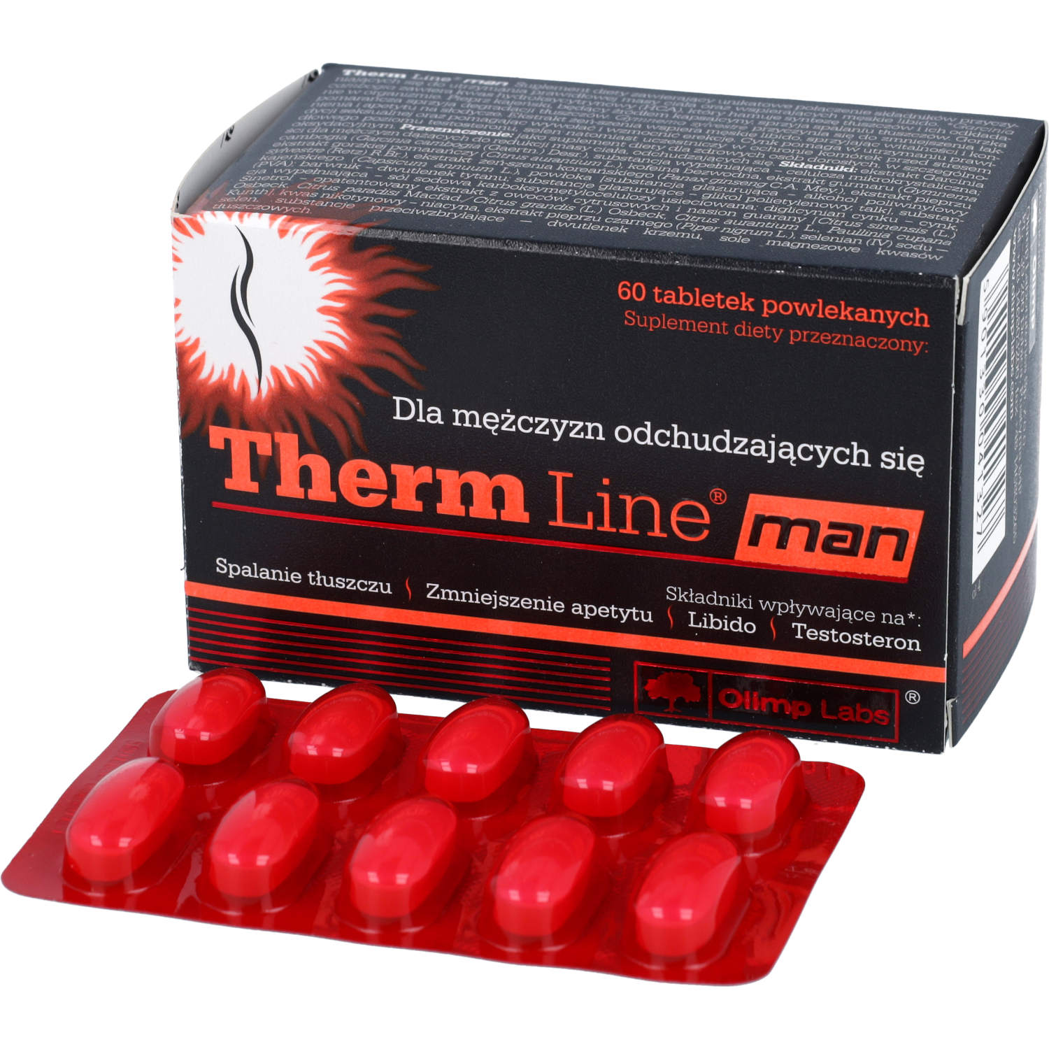 Olimp, therm line man, 60 tabletek