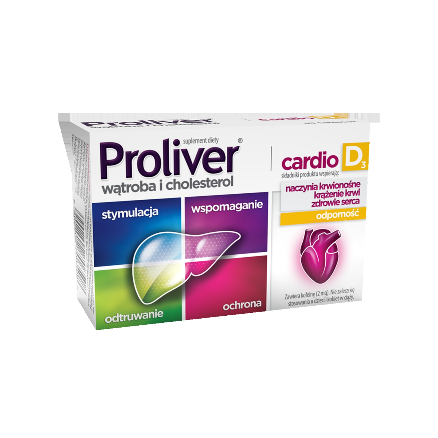 Proliver cardio d3, 30 tabletek