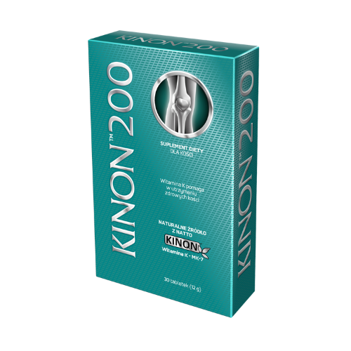 Kinon 200 - witamina k2-mk7, 30 tabletek