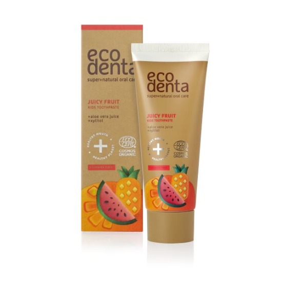 Ecodenta - pasta do zębów dla dzieci, owocowa, 75 ml