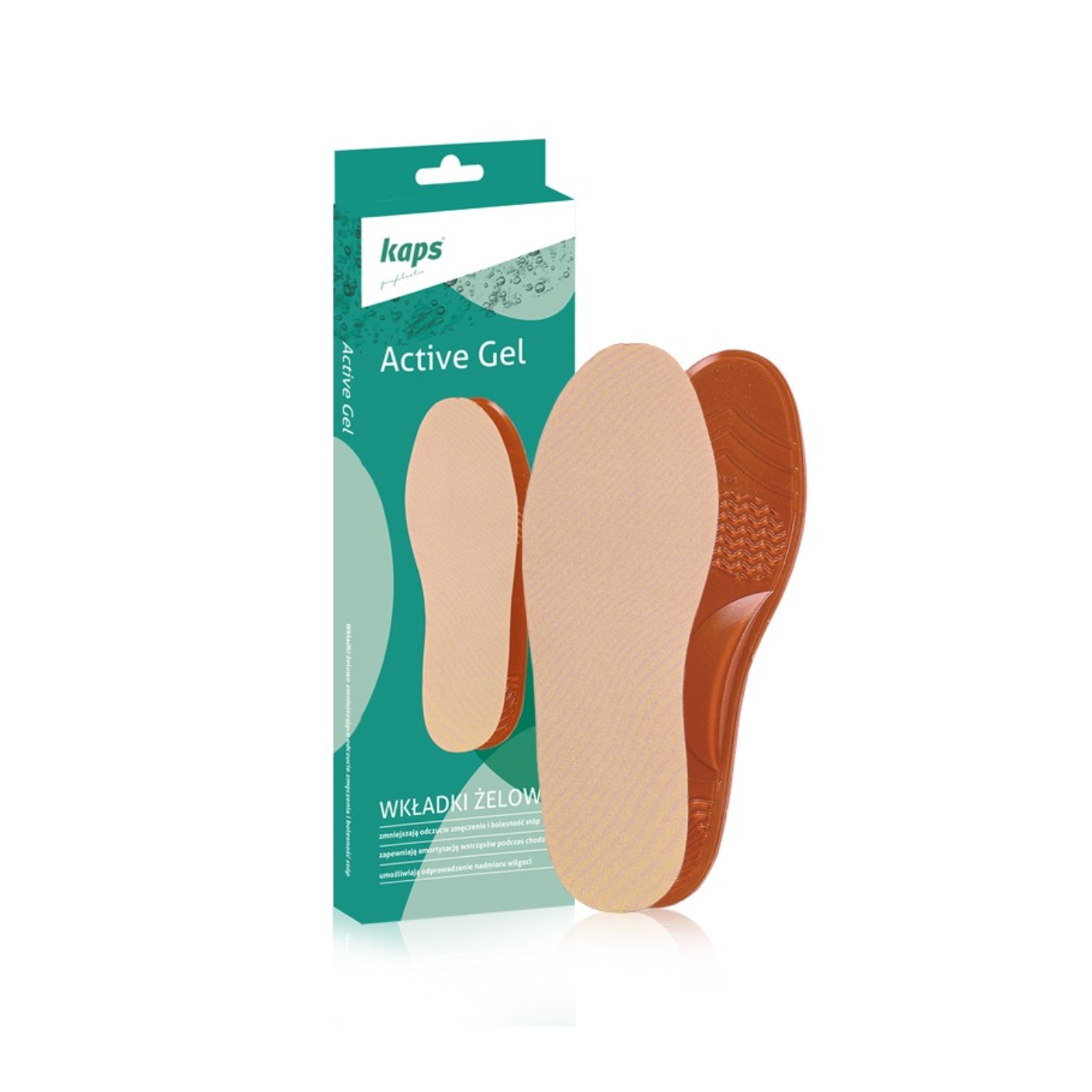 Kaps - żelowe wkładki active gel, rozmiar 39/40, 1 para