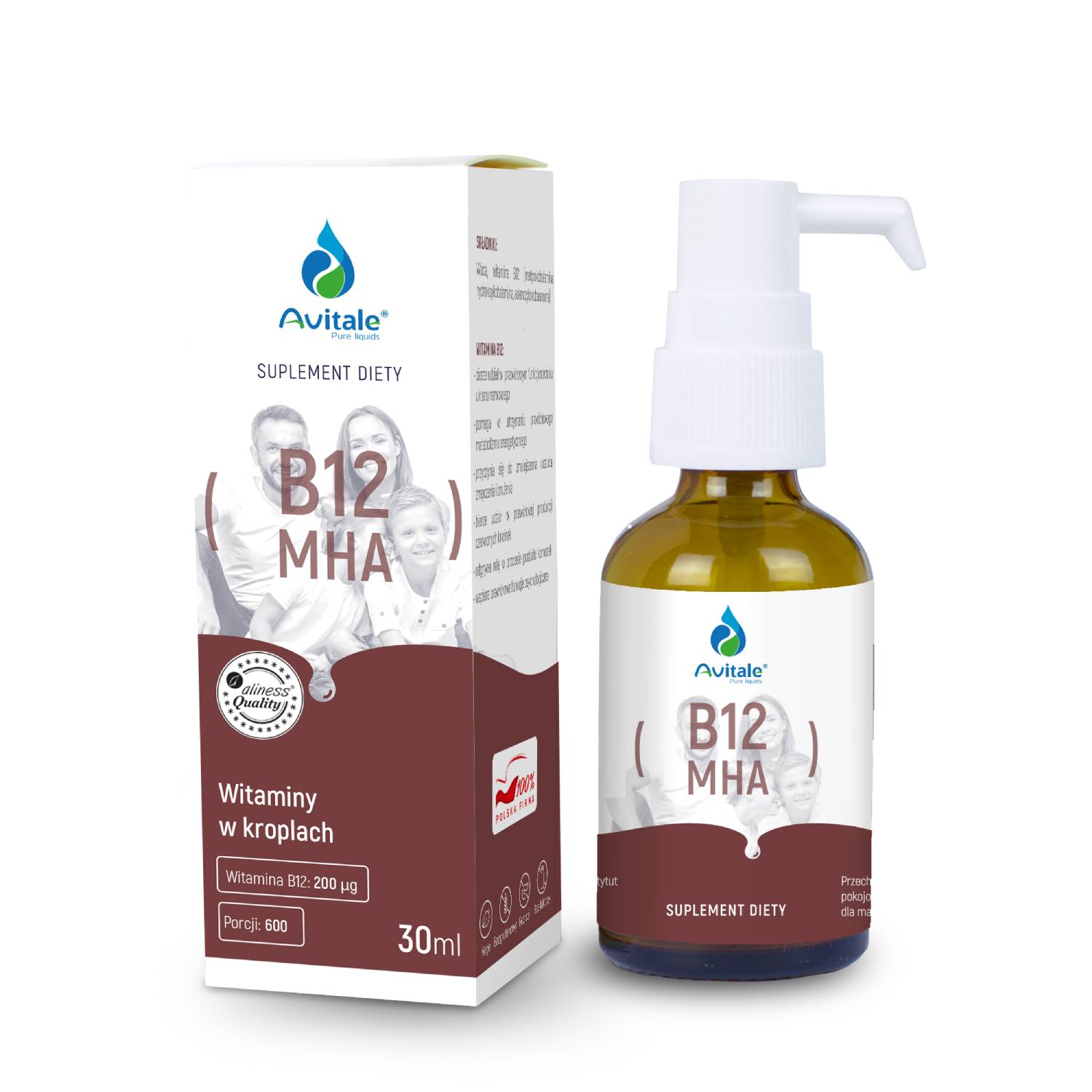 Avitale witamina b12 mha, 30 ml