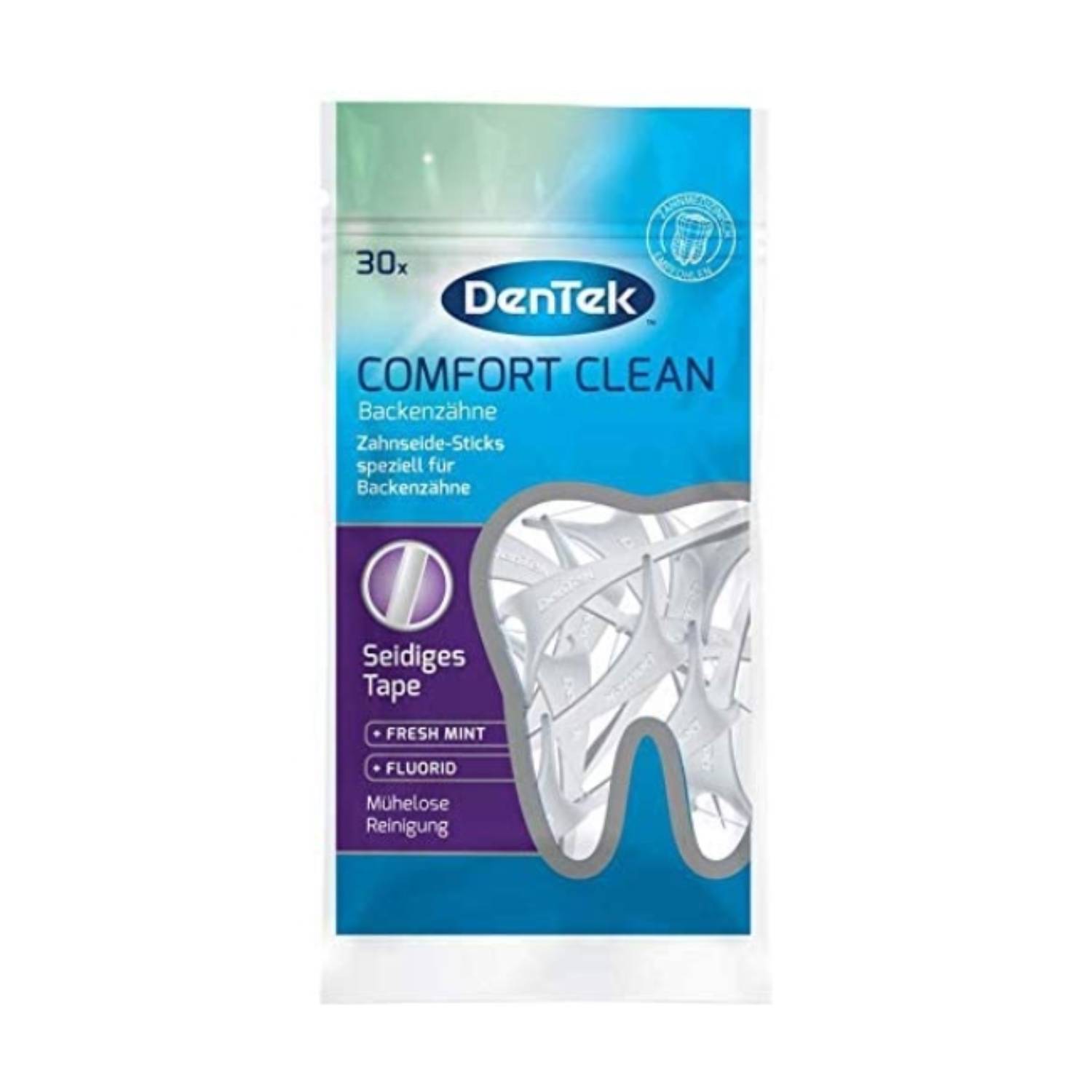 Dentek comfort clean nici dentystyczne w sztyfcie, 30 sztuk