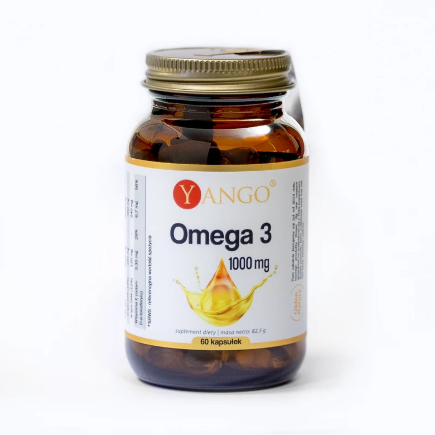 Yango omega 3, 1000 mg, 60 kapsułek