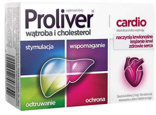Proliver cardio, 30 tabletek (data ważności: 31.07.2026)