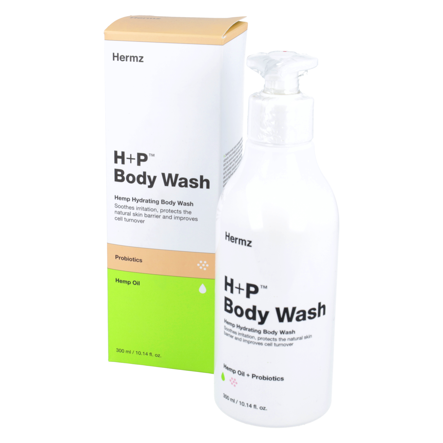 Hermz - h+p body wash, emulsja do kąpieli, 300 ml