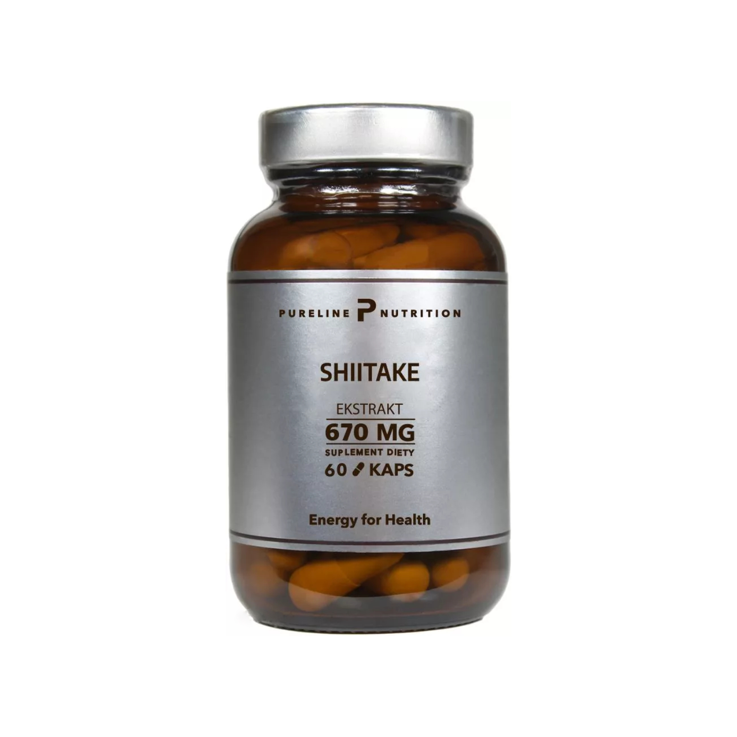 Pureline nutrition shiitake, 60 kapsułek