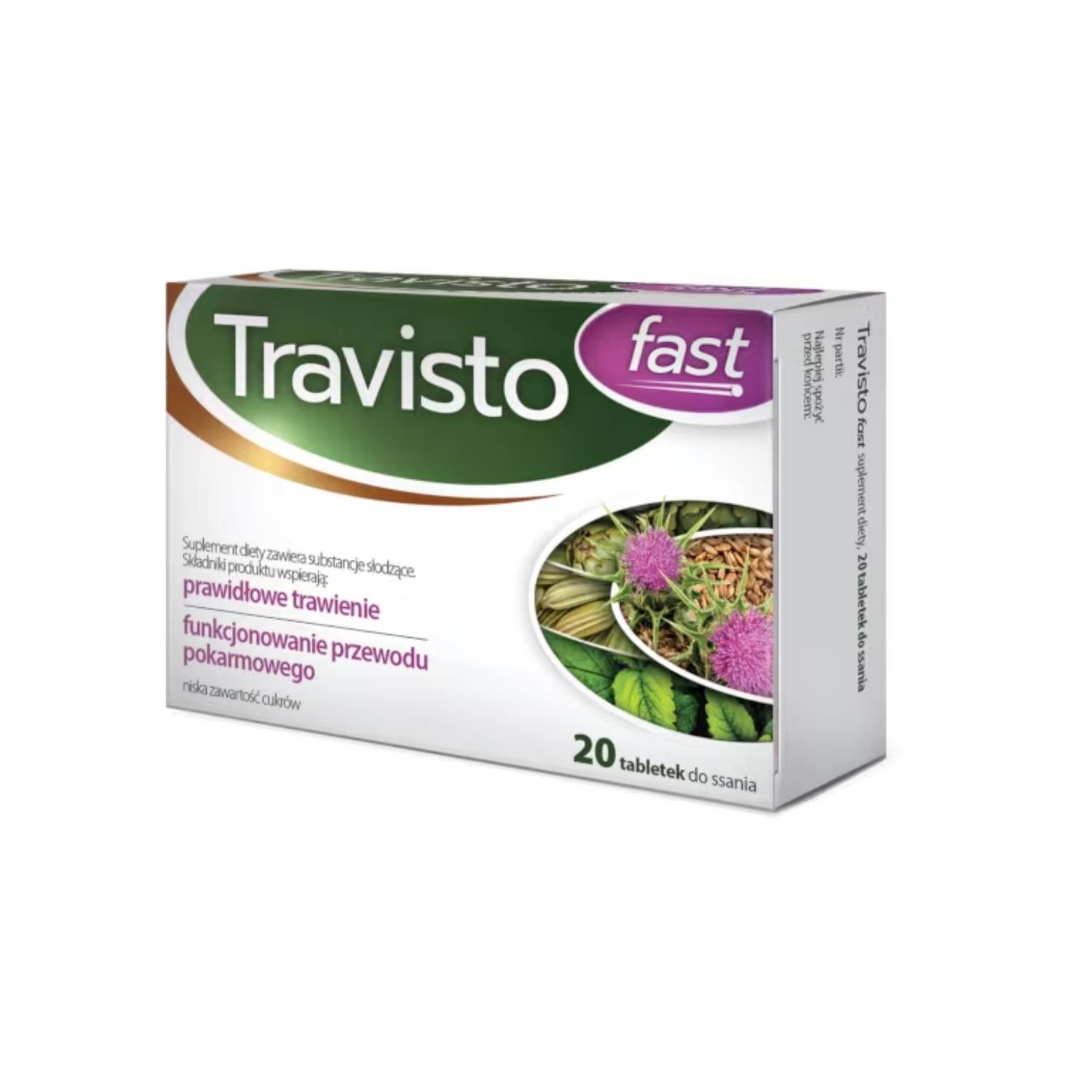 Travisto fast, 20 tabletek do ssania