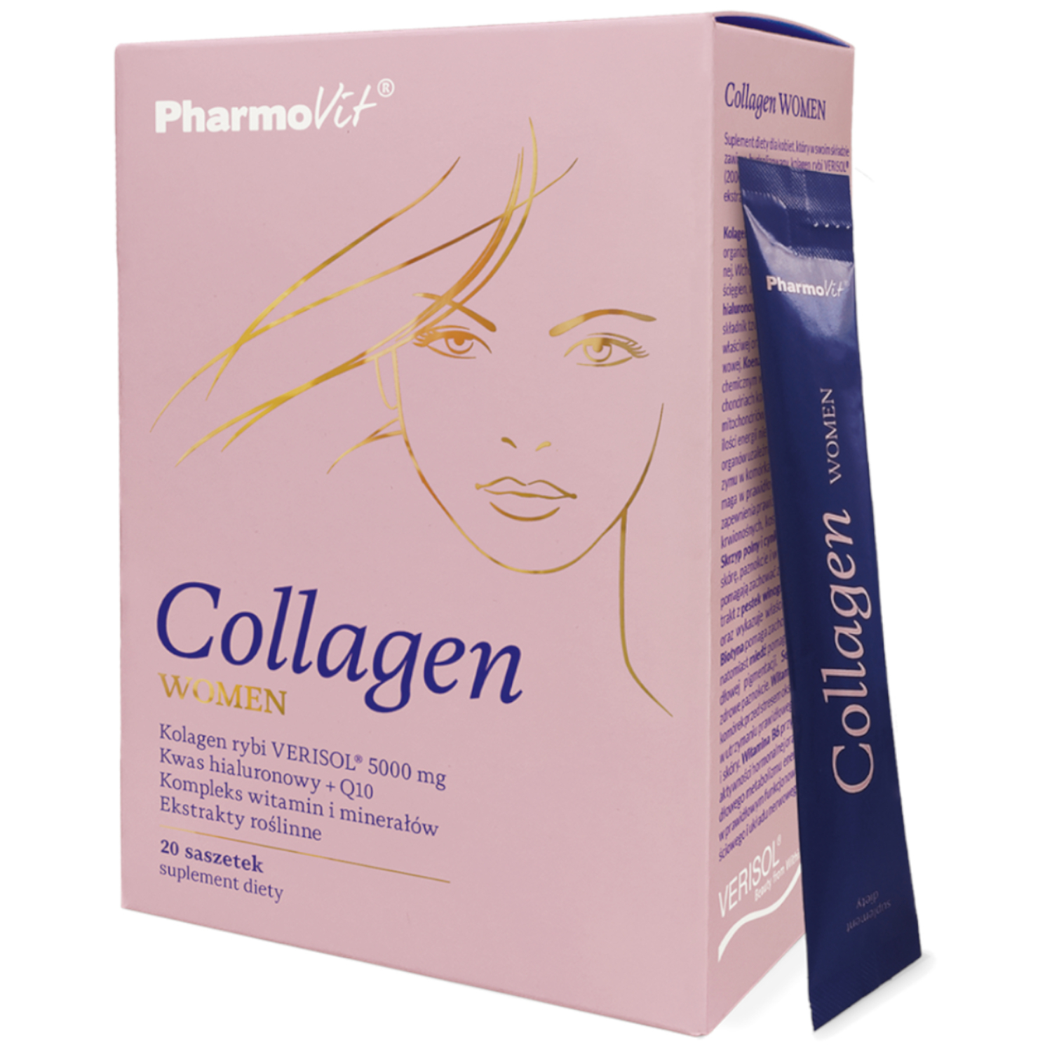 Pharmovit collagen women - kolagen dla kobiet, 20 saszetek