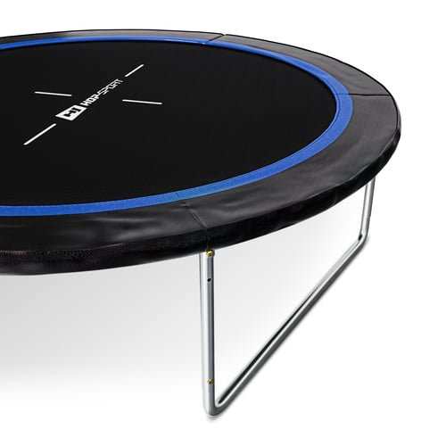 Randabdeckung 430 cm 14FT - Schwarz/Blau