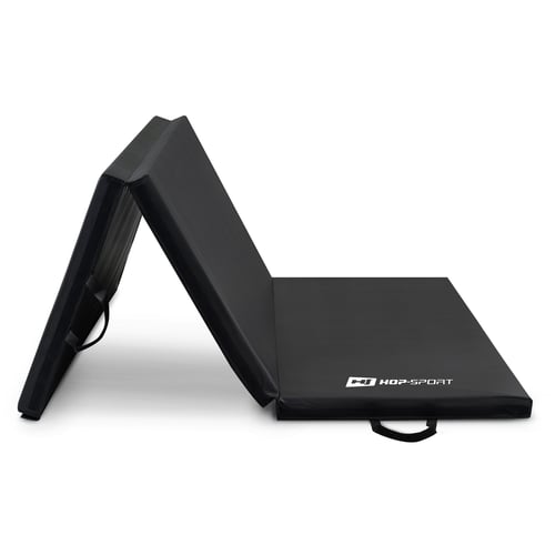 Skládací tvrdá gymnastická žíněnka 5cm HS-095FM černá