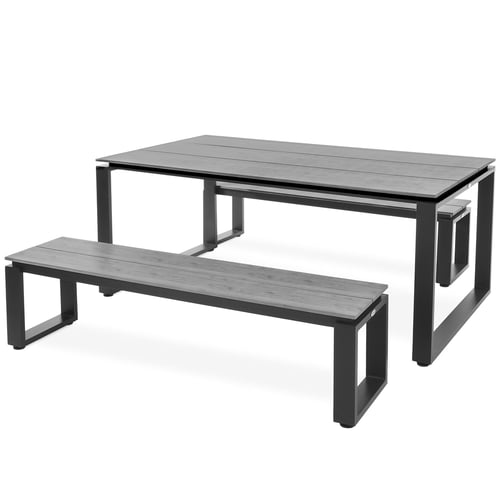 Sada zahradního nábytku Trento šedá