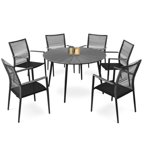 Sada záhradného nábytku Arona 6+1