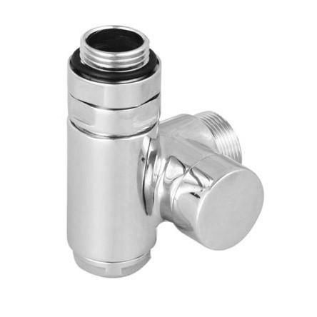 Terma zawór zespolony zintegrowany z trójnikiem czarny TGZOCZ005