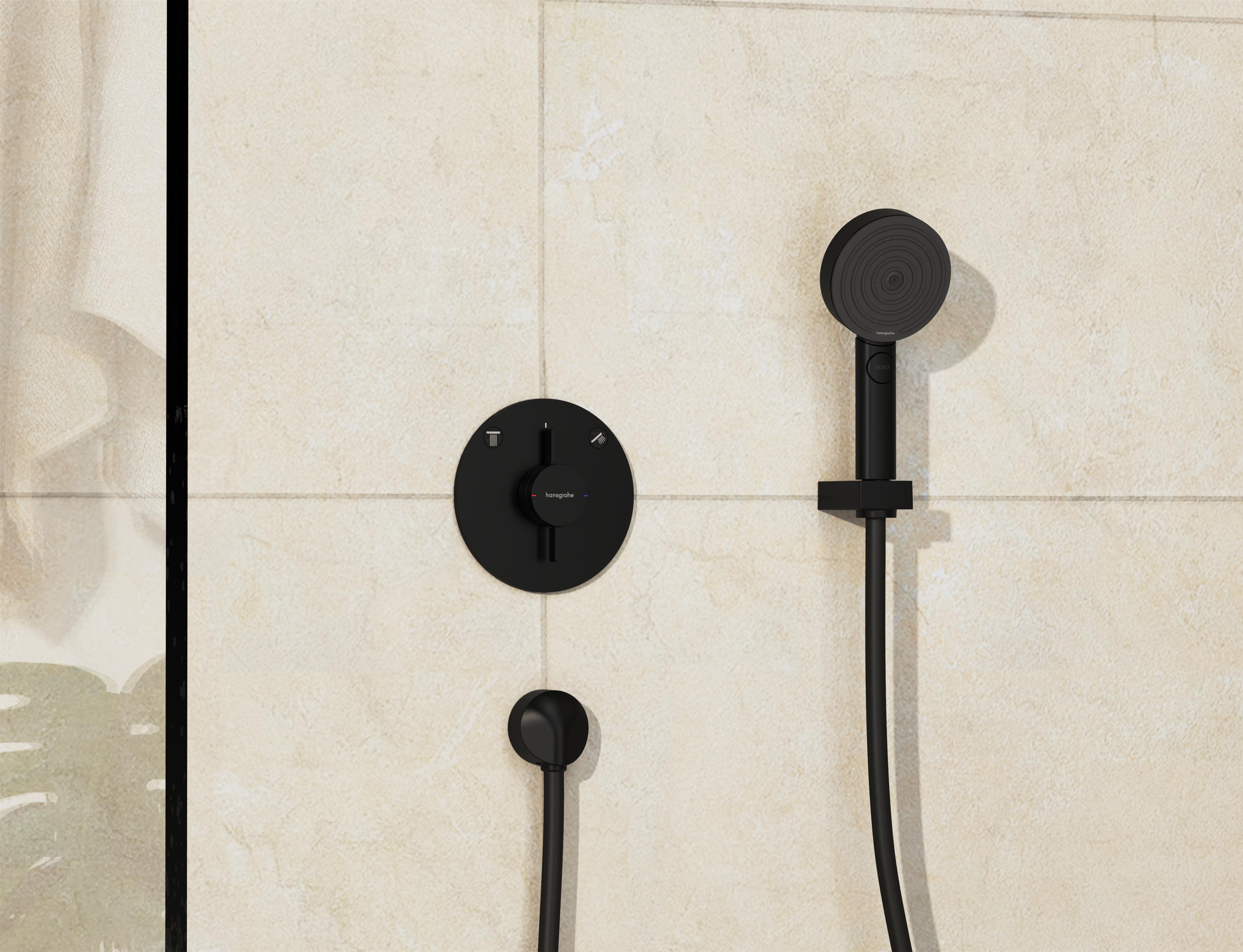 Hansgrohe DuoTurn S bateria wannowo-prysznicowa podtynkowa czarny mat 75418670 - Wysyłka w 24h