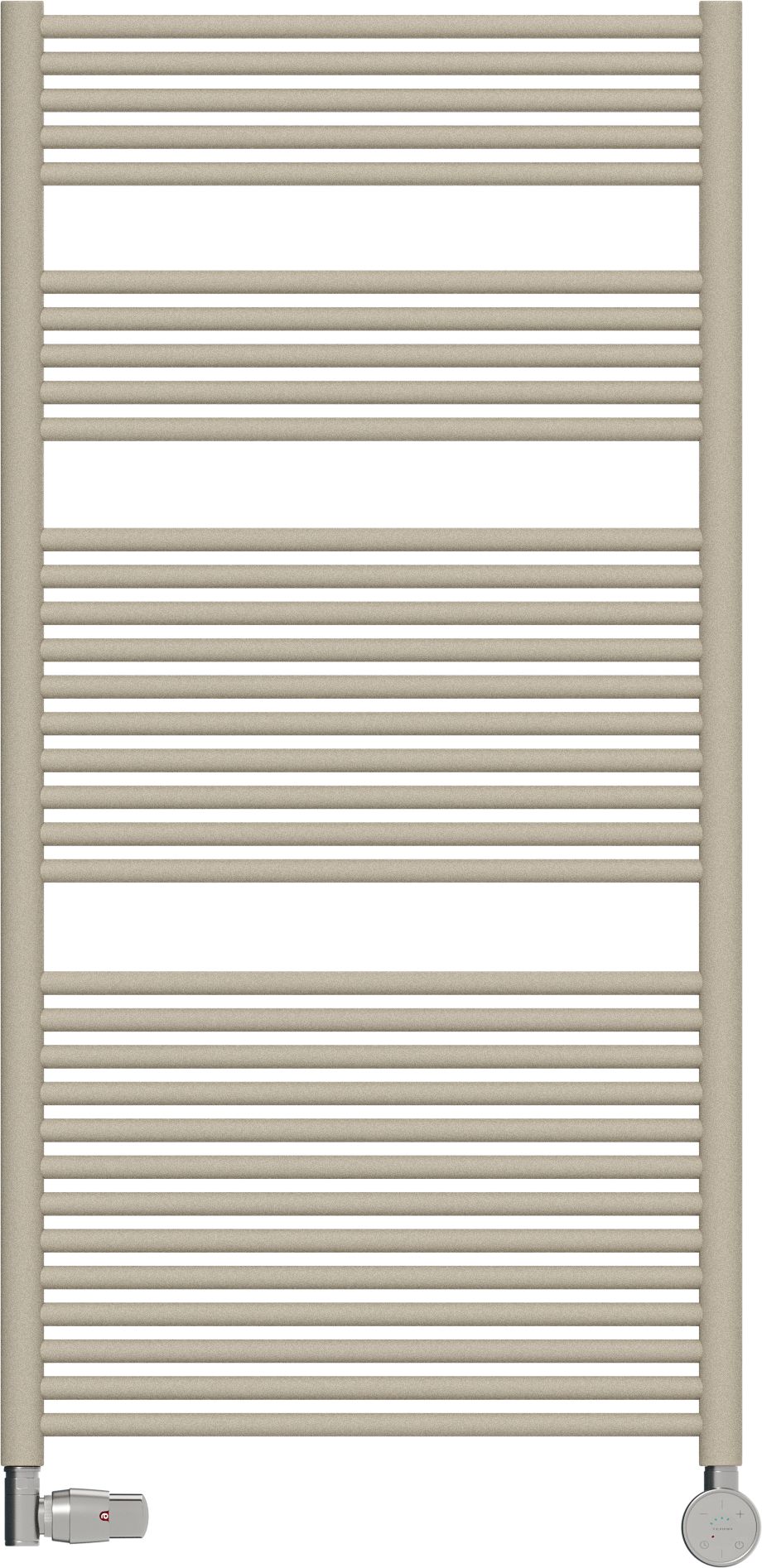 Radox Sunny Flat grzejnik łazienkowy drabinkowy 100x50 cm podłączenie dolne piaskowy jasny RX-SU.YW370.1000.500