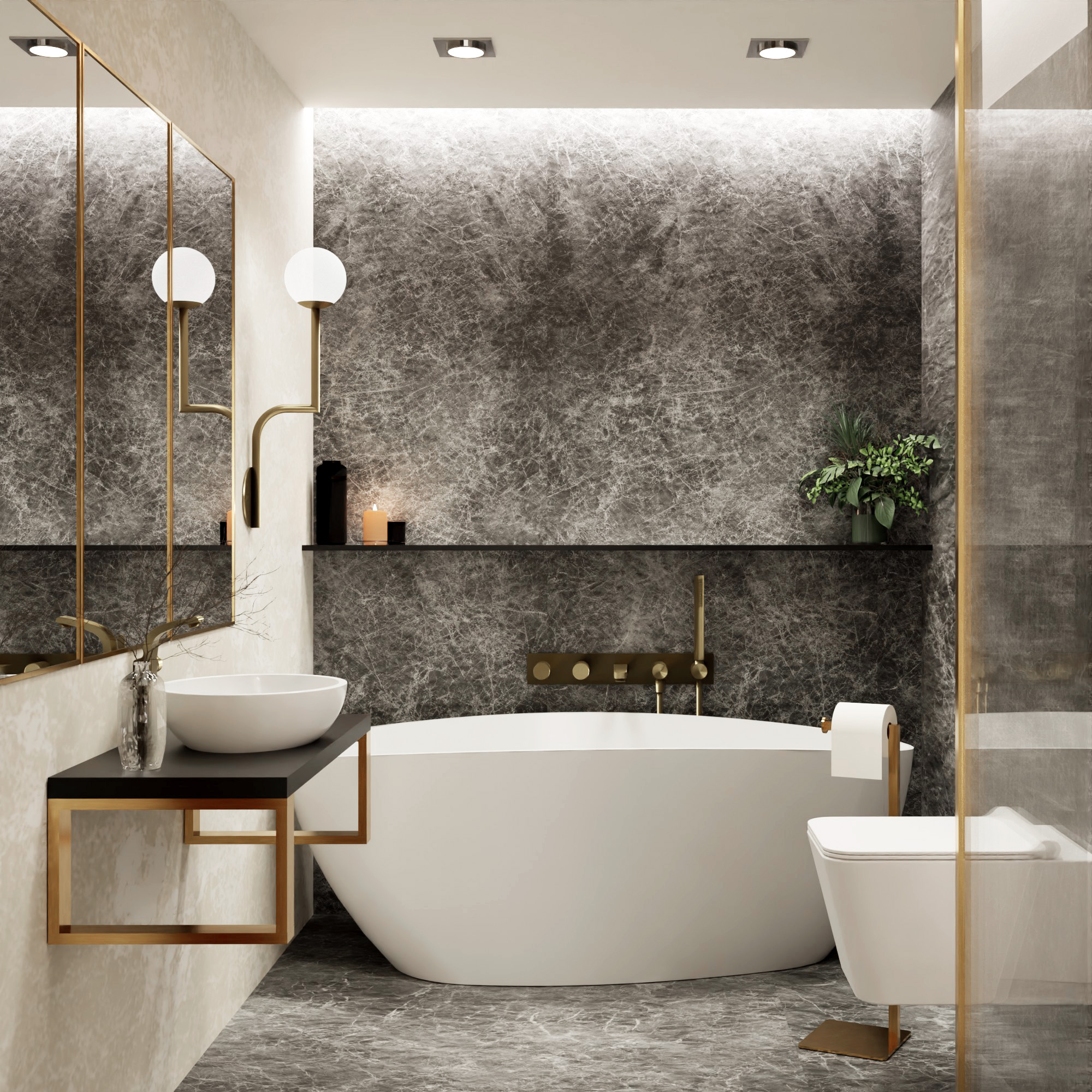 Baltica Design Liv konsola podumywalkowa 80x40x28 cm czarna