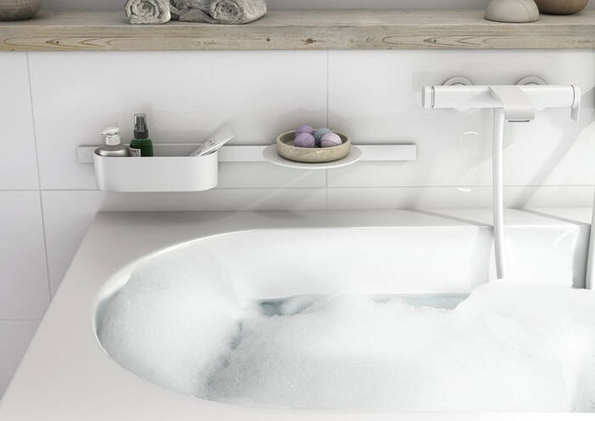 Hansgrohe WallStoris zestaw akcesoriów biały mat 27966700