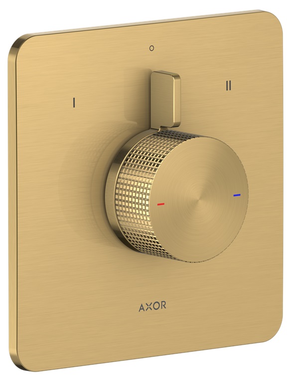 Axor Citterio C bateria wannowo-prysznicowa podtynkowa złoty optyczny szczotkowany 49451250