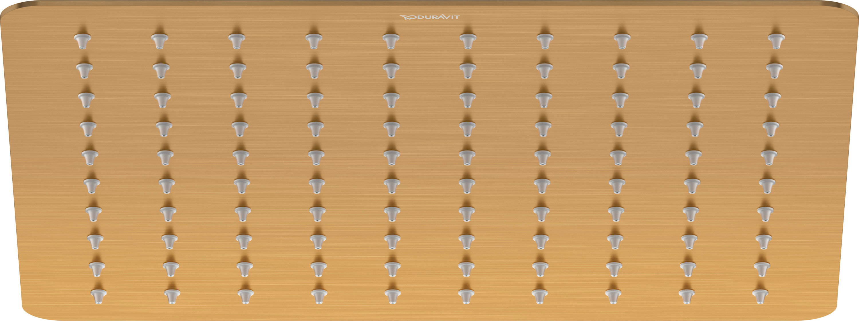 Duravit deszczownica 30 cm kwadratowa brąz szczotkowany UV0660031004