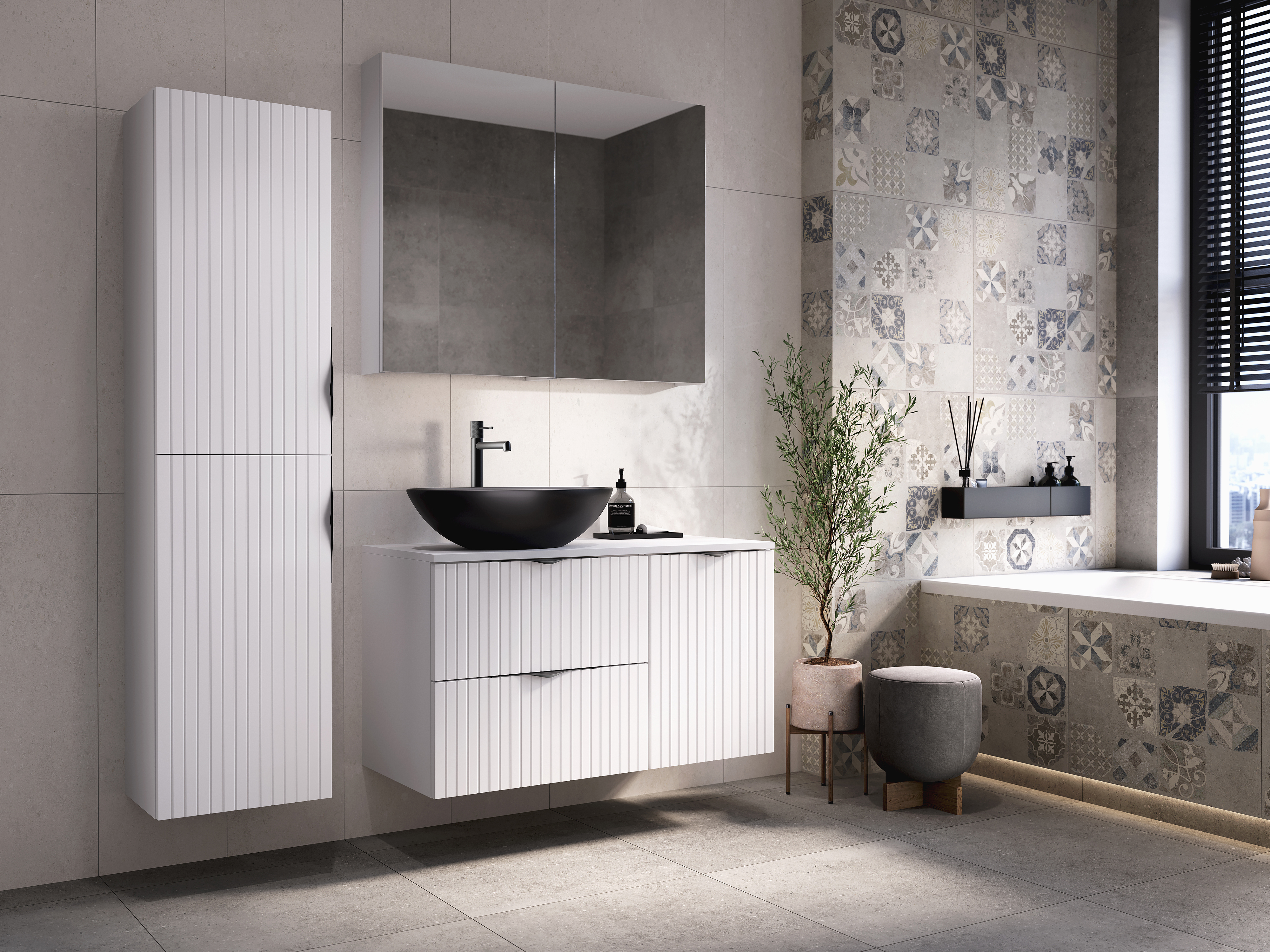 Cersanit Tirso blat 80x45 cm biały S1015-028