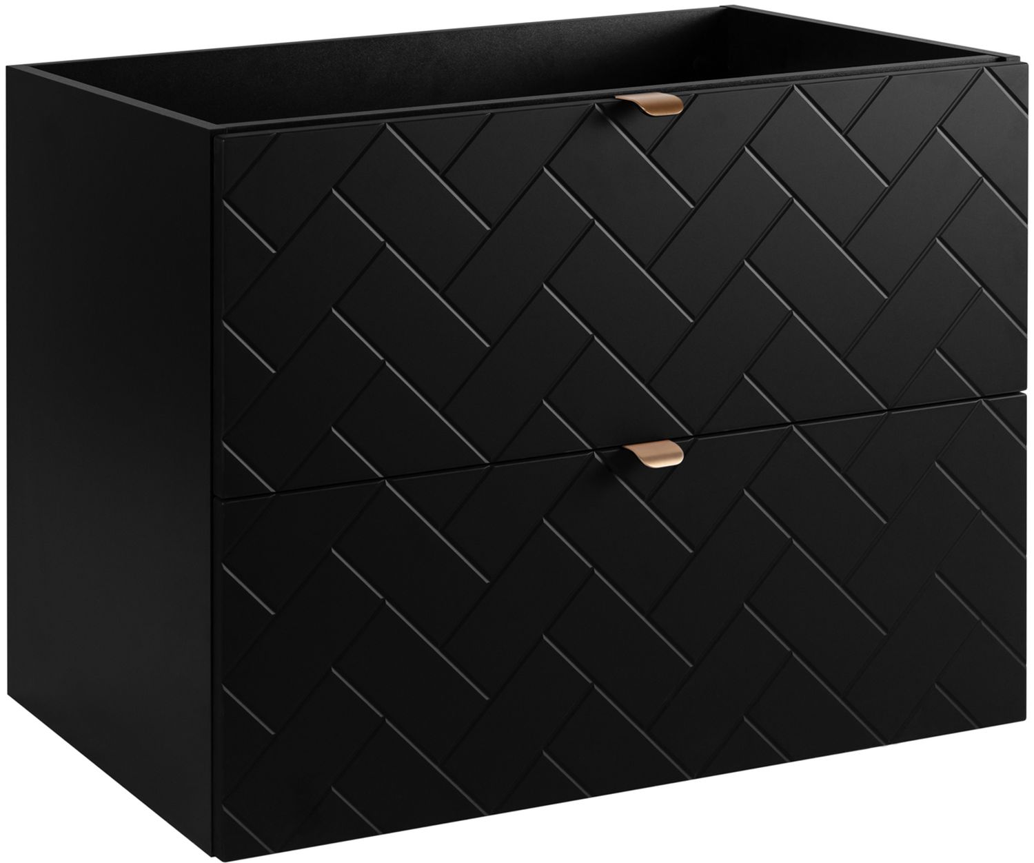 Rodan Trend szafka 80x46x60,7 cm podumywalkowa wisząca czarna