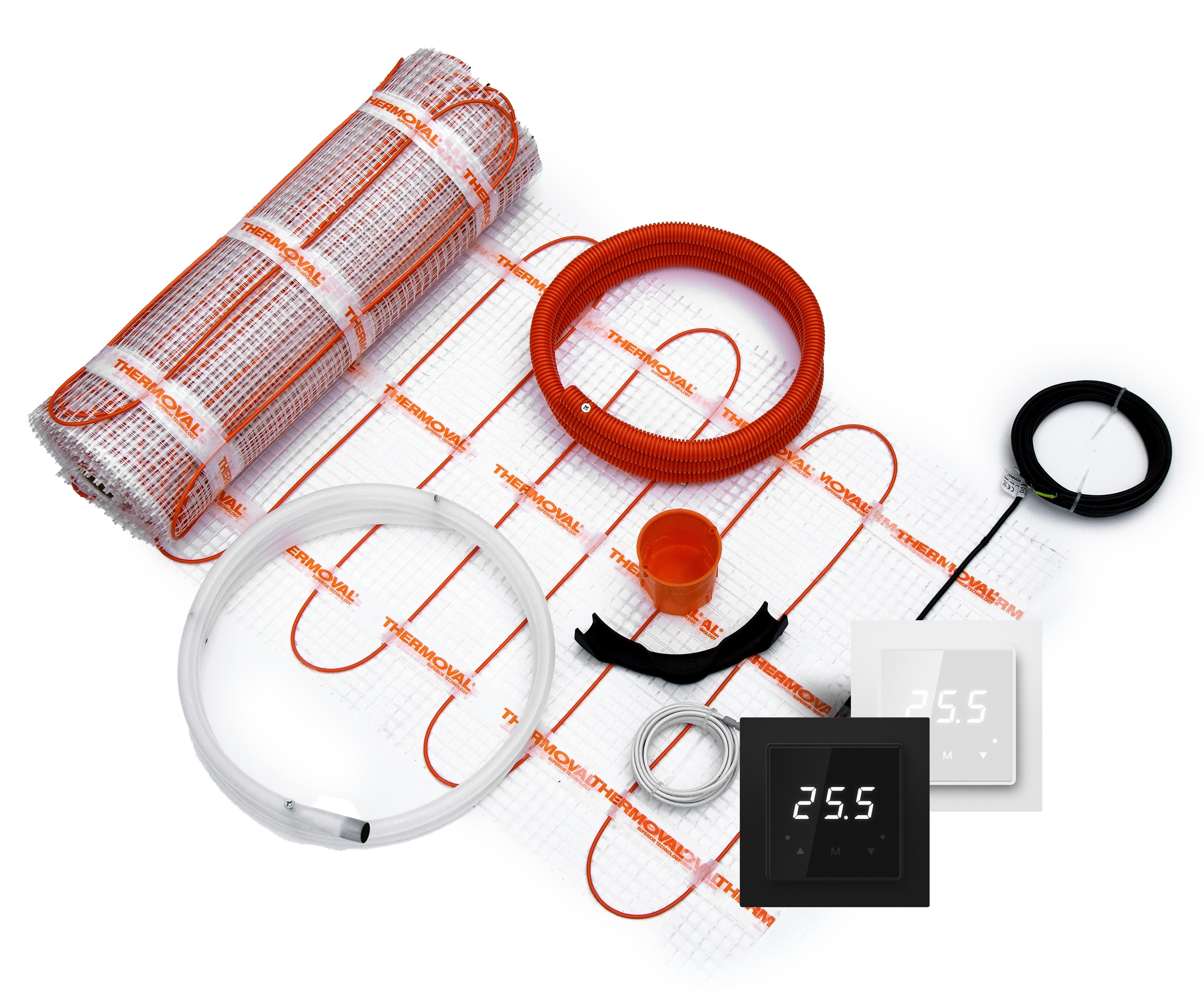 Thermoval TV TO mata grzewcza z termoregulatorem 9 m2 170 W/m2