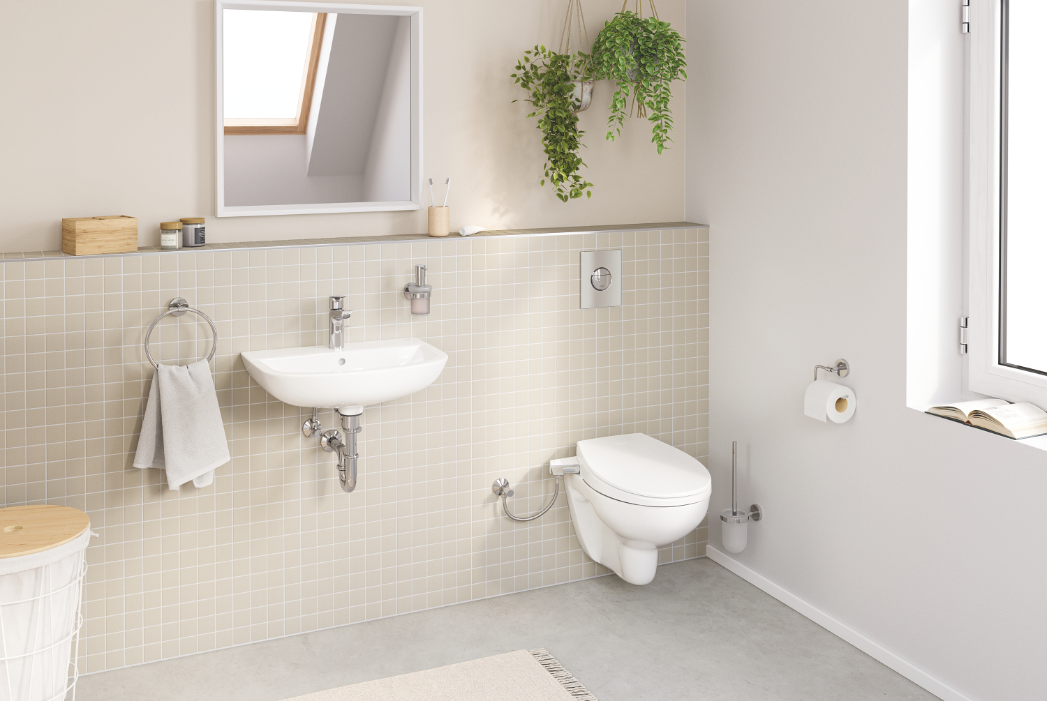 Grohe BauCosmopolitan wieszak na ręcznik kółko chrom 40460001