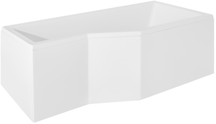 Zestaw Besco Integra wanna narożna 150x74 cm prawa z obudową (#WAI150PP, #OAI150NS)