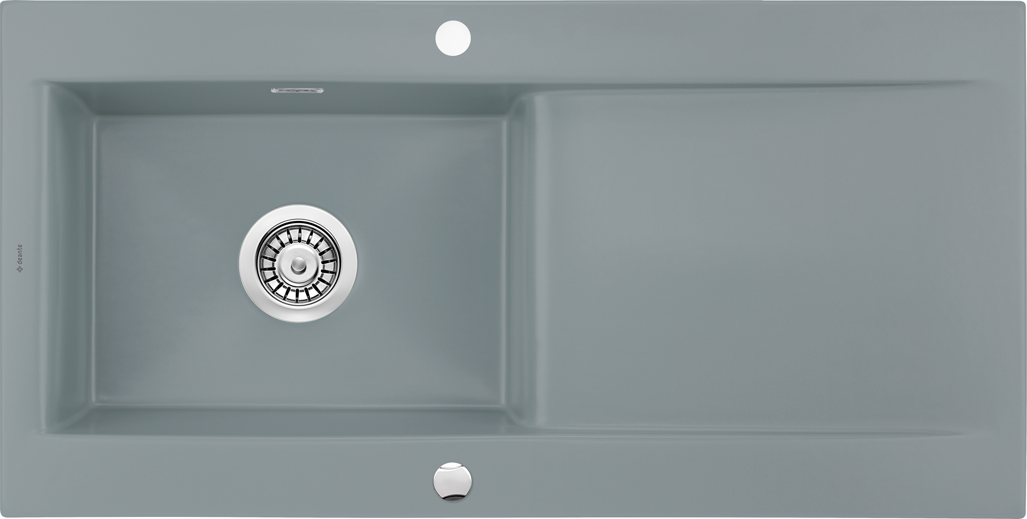 Deante Sabor zlewozmywak ceramiczny 101x51 cm szary mat ZCB3113 - Wysyłka w 24h