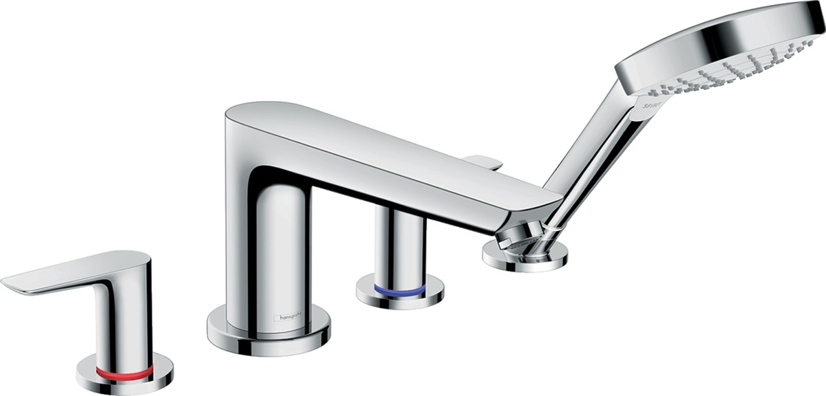 Hansgrohe Talis E bateria wannowo-prysznicowa 4-otworowa chrom 71748000