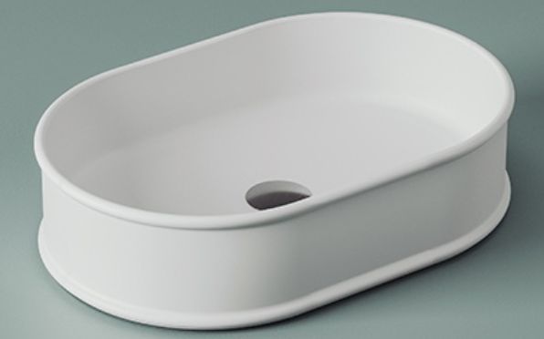 Art Ceram Atelier umywalka nablatowa 60x40 cm biała ATL00201;00