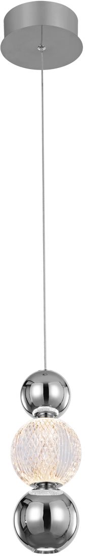 Italux Oter lampa wisząca 2x7 W chrom PND-83728-7W-3K-CH