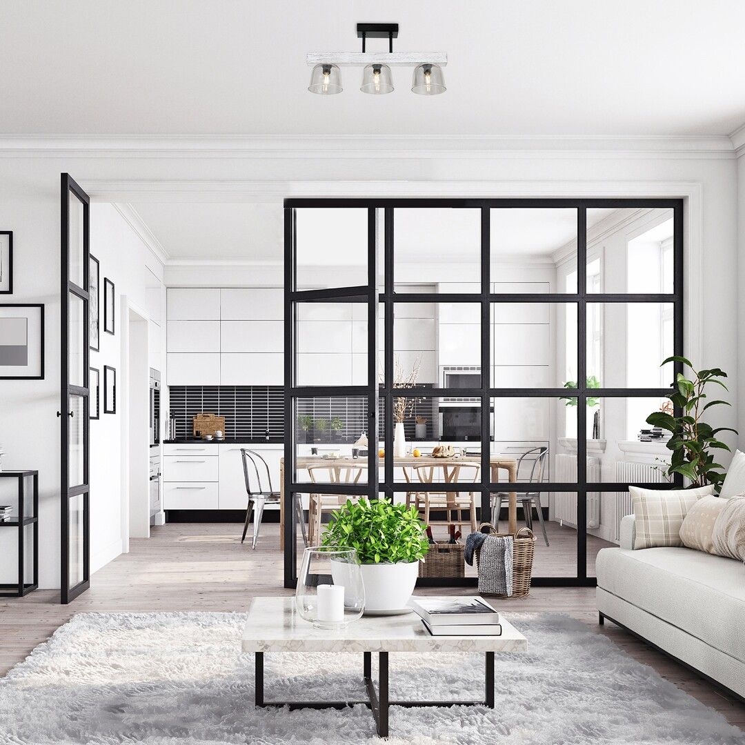 Rabalux Cardamom lampa podsufitowa 3x40W szary dąb/przydymiony 3119 - Wysyłka w 24h