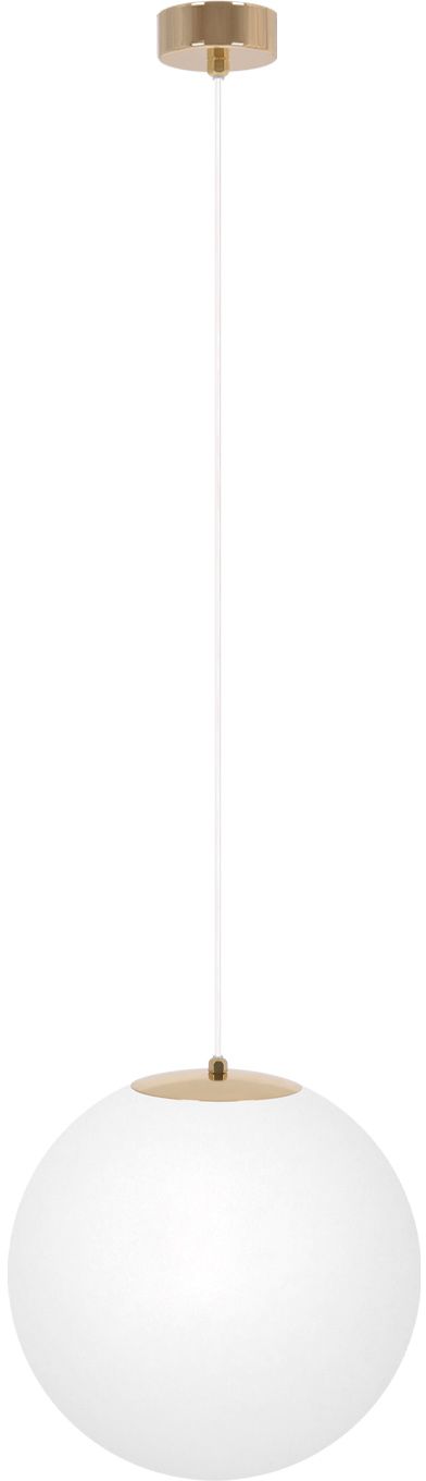 Kaja Lumia lampa wisząca 1x15 W biała-złota K-5402