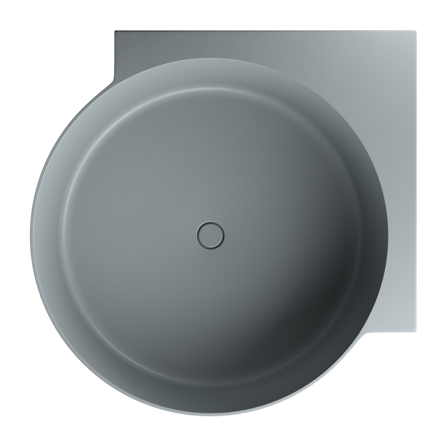 Omnires Ovo M+ wanna narożna 120x120 cm ash grey mat OVO120WNAG