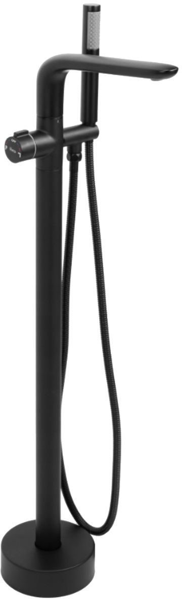 Rea Clark bateria wannowo-prysznicowa wolnostojąca czarna REA-B5300