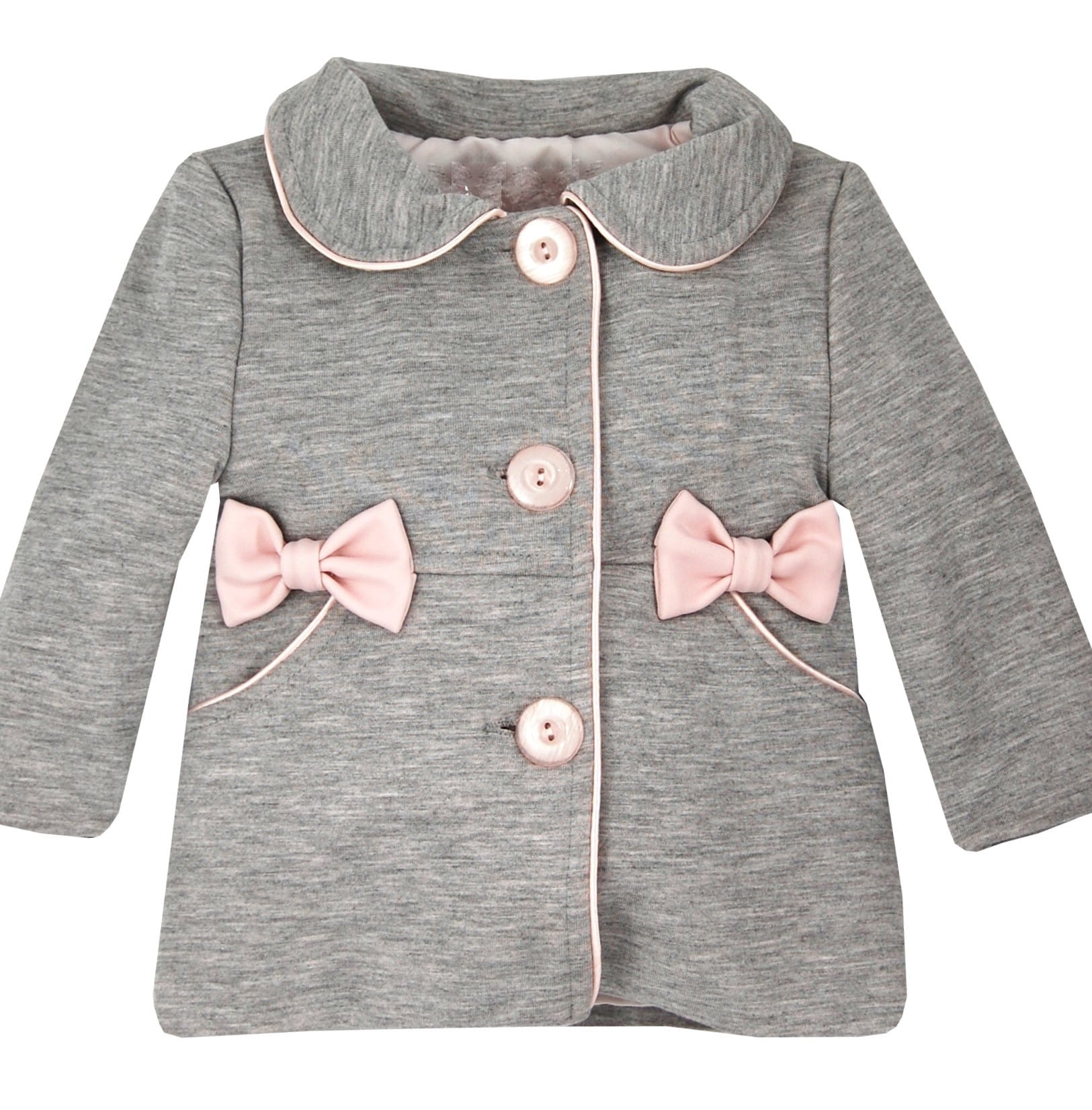 Płaszczyk elegancki dla dziewczynki do chrztu