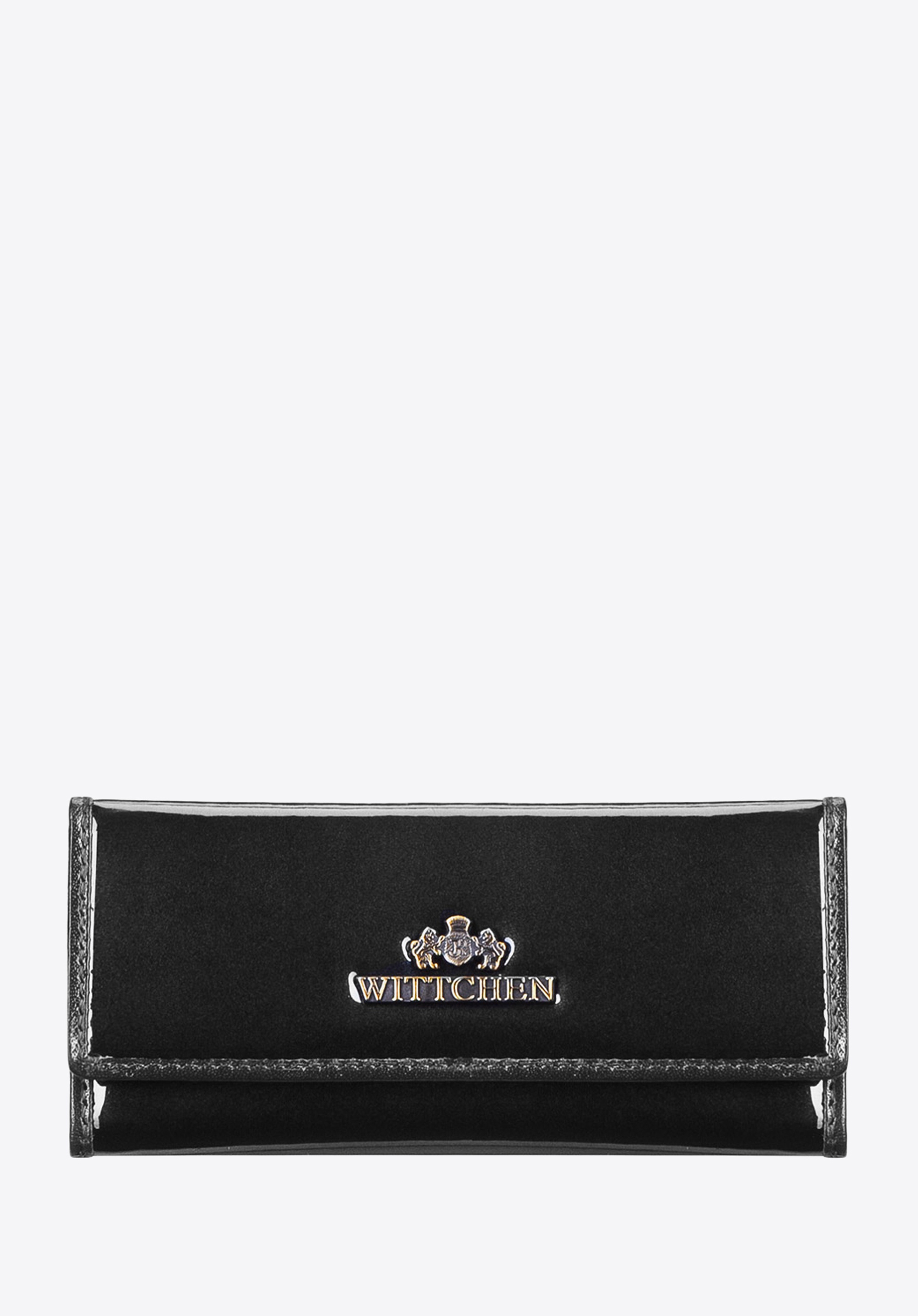 Etui na klucze lakierowane czarne