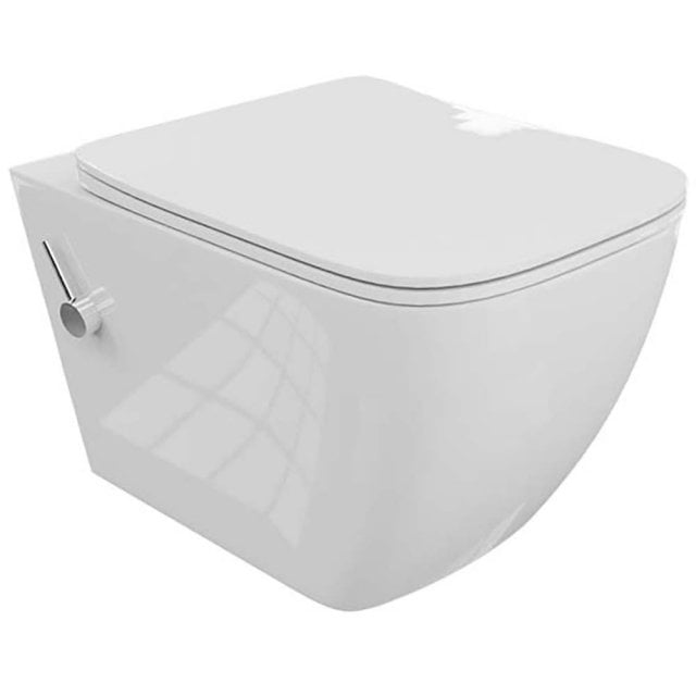 LAVITA Miska WC podwieszana PARANA bezkołnierzowa z funkcją bidetu z