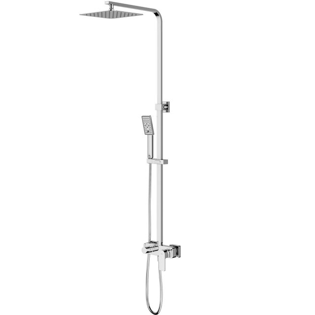 OMNIRES Kolumna prysznicowa BARETTI z baterią mieszaczową chrom połys