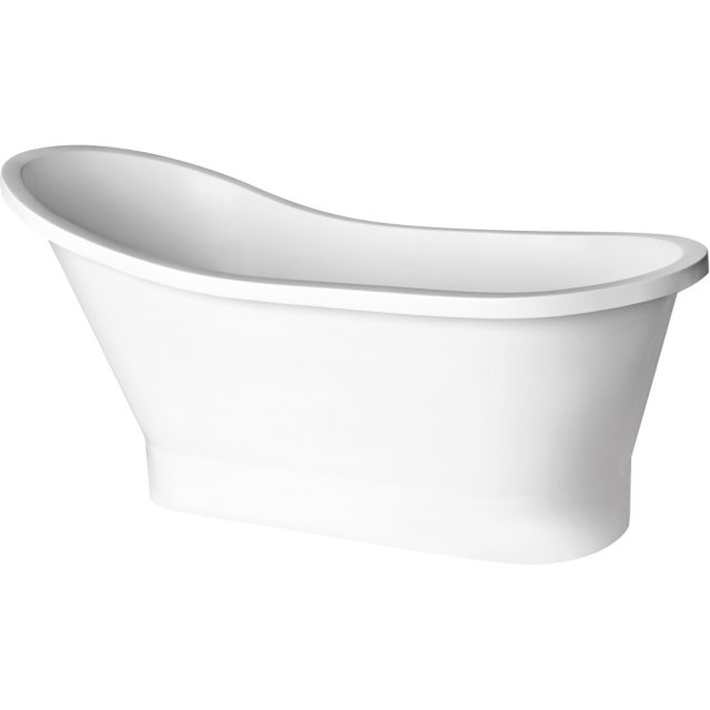 BESCO Wanna wolnostojąca GLORIA 160x68 standardowy klik-klak chrom #W